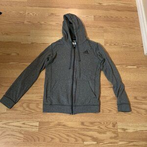 Adidas Grey Hoodie Youth Size Small